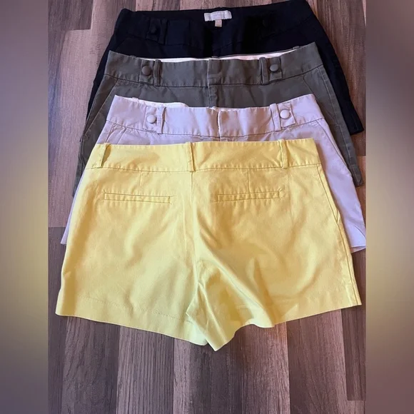 Banana Republic Bundle Classic Chino Shorts SZ 8 & 10 (7pair) - Picture 2 of 16